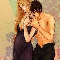 Sai and His pregnant wife Ino